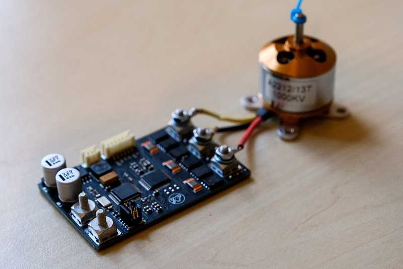 BLDC controller with motor